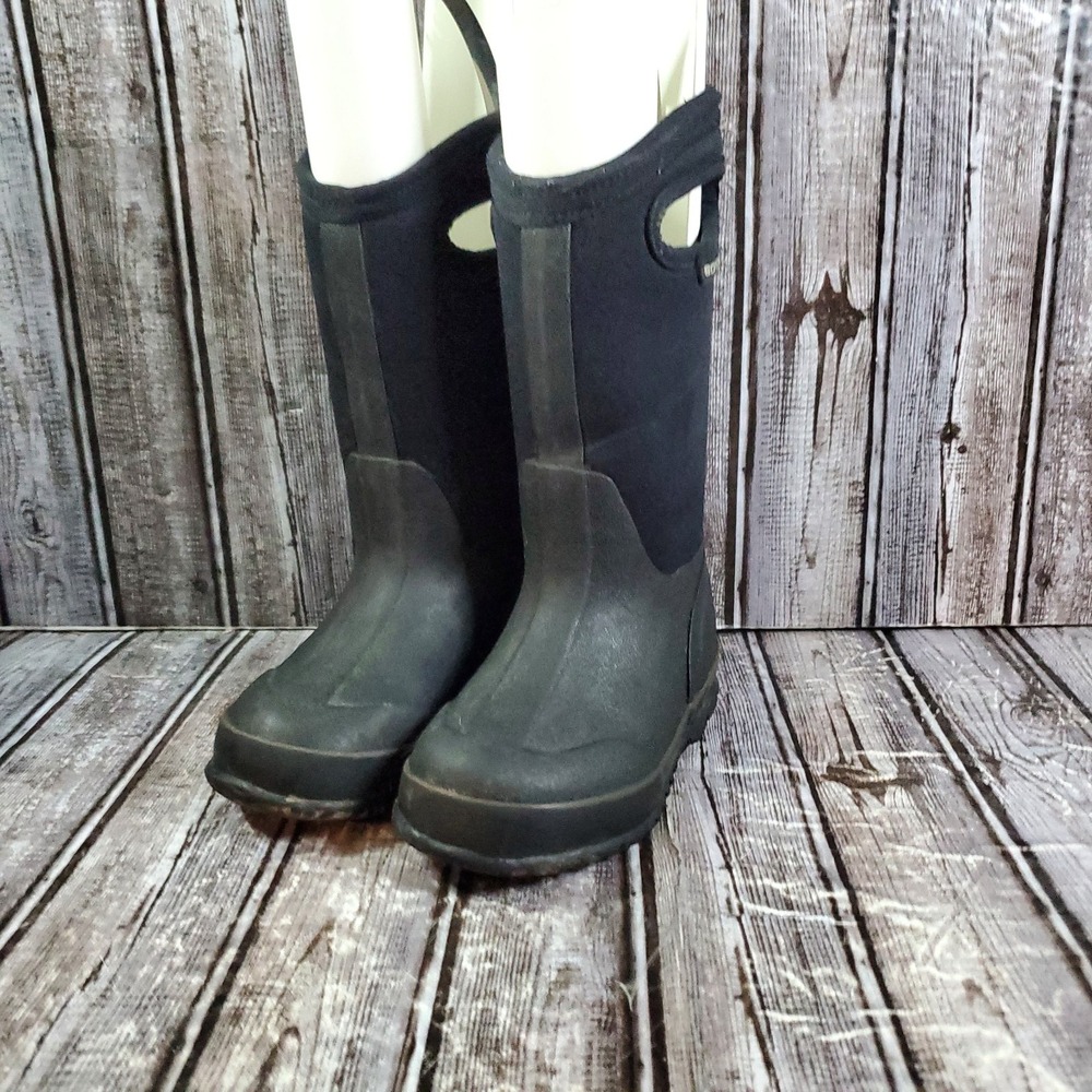 Bogs Toddler Classic High Handles 52065-001 Boots Black Size 11